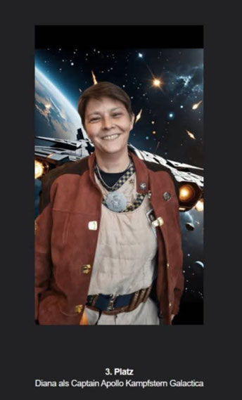 Diana  unser Gegenstück zu Holger  als Viper Pilot