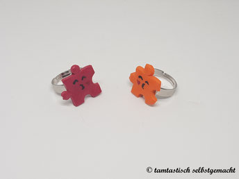 Ringe-Puzzleteile-rot-orange
