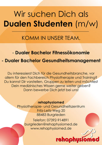 Physiotherapie, Krankengymnastik, Rehasport, T-Rena in Burgrieden (Laupheim)