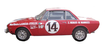 lancia fulvia coupé marlboro 1973 complete graphics pubblimais