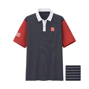 Kei Nishikori ATP Tour Final Polo Shirt 68 Blue