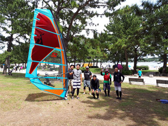 ウインドサーフィン　ＳＵＰ　海の公園　神奈川　横浜　スピードウォール　スクール　体験　初心者