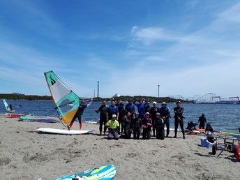 ウインドサーフィン　海の公園　スピードウォール　スクール　体験　初心者　神奈川　横浜