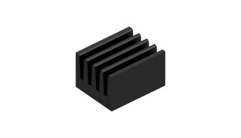 ICK-SMD-F-10-SA 表面実装デバイス用ヒートシンク（表面：黒アルマイト）Fischer Elektronik