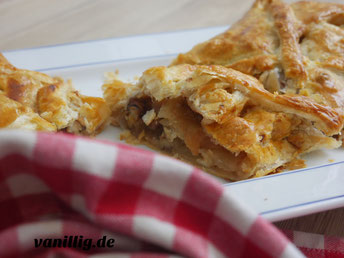 Apfelstrudel, Strudel, Apfel, Apfelkuchen, Dessert, Rezept mit Apfel, backen Rezept