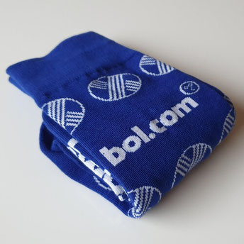 Custom sokken met bedrijfslogo bedrukt in Nederland
