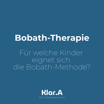 Bobath-Therapie für Kinder - KlarA -Das Therapiezentrum in Duisburg & Moers