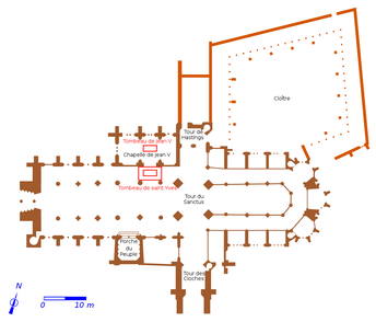 Bild: Plan der KircheSaint-Tugdual