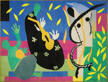 Henri Matisse, The Sorrows of the King, 1952, Paris, Musée national d'art moderne, Centre Pompidou.