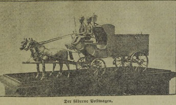 silberner Postwagen