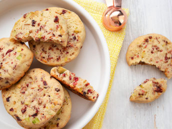 Cranbeery-Pistazien-Cookies