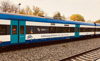 Bahnhof, Friedrichstadt, NAHSH, Syltexpress, Marschbahn, Hamburg, Sylt, Heide, Nordfriesland, 