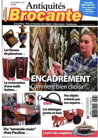 Antiquités Brocante - mensuel Novembre 2019 n°253 Malle Louis Vuitton ancienne 