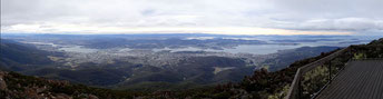 Hobart vom Mount Wellington