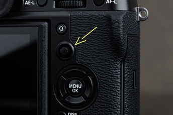Der neue Joystick an der Fuji X-T2