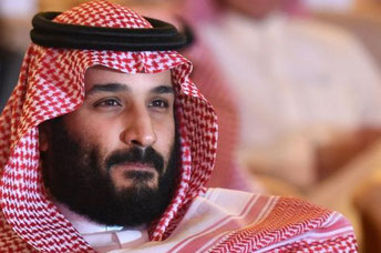 Mohammed Bin Salman - Kronprinz (seit Juni 2017), Verteidigungsminister (seit 23.01.2015) und stellvertretende Premierminister Saudi-Arabiens. 