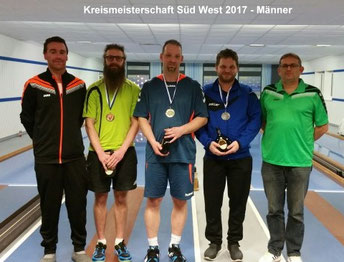 Kreismeisterschaft Kegeln Männer 2017 in Oberaltertheim