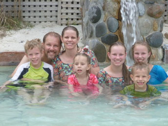 For Elijah's birthday, we went with Andy & Kathy Schmalfuss to a hot spring near Cascade, Id