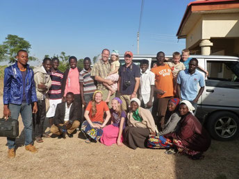 Our students and staff who left for outreach at the end of November
