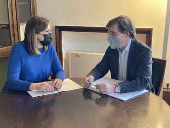 Catalá y Almeida reunidos en Valencia