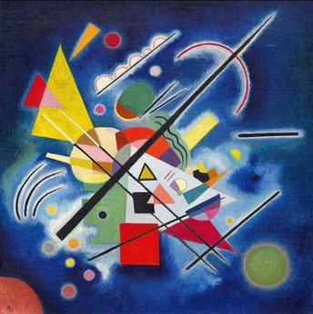 dictée peinture bleue vassily kandinsky ce2