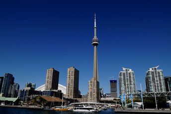 Downtown Toronto auf der mietwagenreise usa und kanada osten