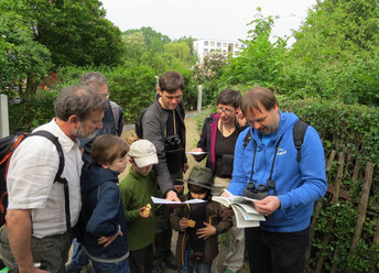 NABU-Exkursion zur Stunde der Gartenvögel. Foto: Karsten Peterlein