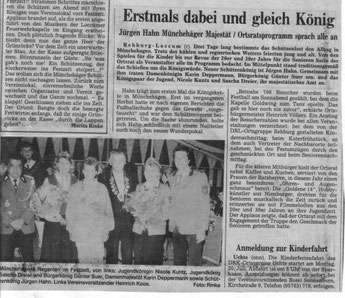 Erstmals dabei und gleich König
