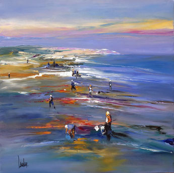 "La pêche animée" - 80x80