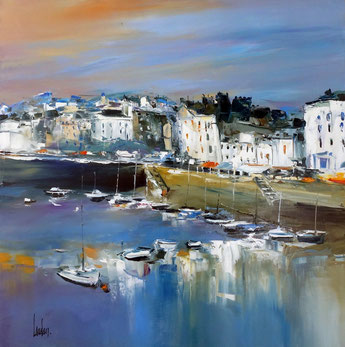 "Port St-Goustan-Auray" - 80x80 - vendue