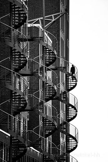 Wendeltreppe Spirale Architektur Hamburg Speicherstadt