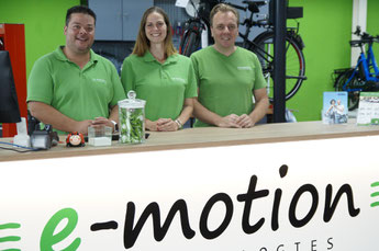 Die e-motion e-Bike Experten in der e-motion e-Bike Welt in Lübeck