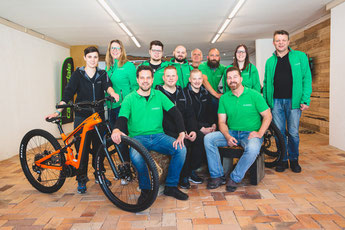 Das e-motion e-Bike Team in Worms