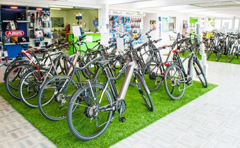 e-Bike Auswahl in der e-motion e-Bike Welt Kleve