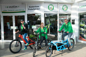 Die e-motion e-Bike Experten in der e-motion e-Bike Welt in Bremen