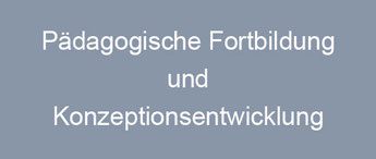 Pädagogische Fortbildung und Konzeptionsentwicklung
