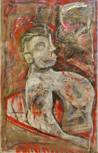 Acrylique sur papier 97 x 68