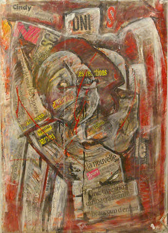 Acrylique sur papier 97 x 68
