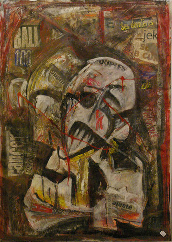 Acrylique sur papier 97 x 68