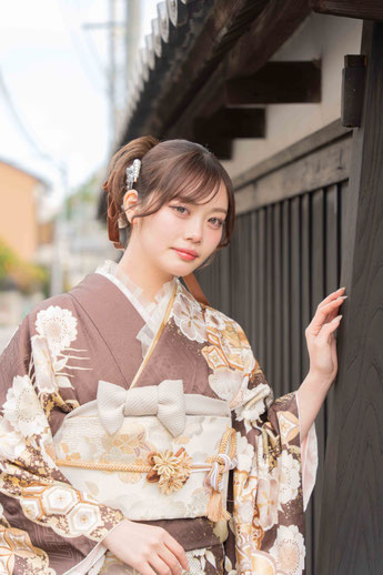 愛知県扶桑町　スタジオ撮影・出張撮影　振袖前撮り　成人式