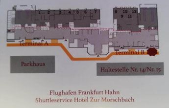 Hier werden Sie am Flughafen Hahn abgeholt