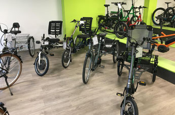 Dreiräder und Elektro-Dreiräder für Erwachsene, Senioren und Menschen mit Behinderungen im Dreirad-Zentrum Nordheide