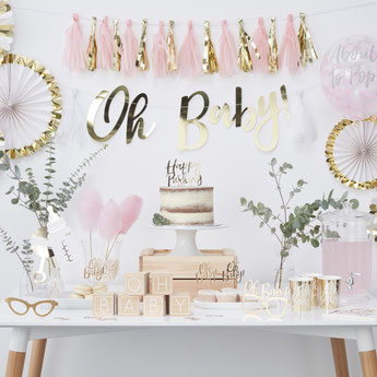 Déco baby shower fille ou garçon thème Oh Baby ! - Déco design ... Déco baby shower fille ou garçon thème Oh Baby ! - Déco design ...