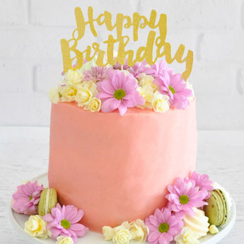 Boho Th Birthday Cake Topper Boho Th Birthday Cake Topper