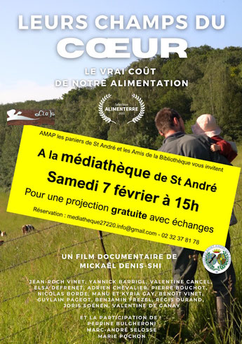 Projection du film "Leurs champs du coeur", 7 février 2026
