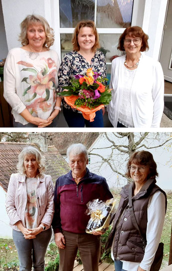 Die Sängerfreunde Leerstetten gratulieren Christine Hönig und Georg Mößler zum runden Geburtstag!