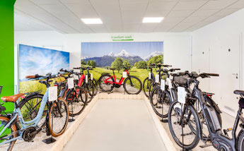 Die e-motion e-Bike Welt in Aarau-Ost