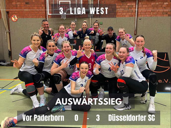 DSCityGirls vor einer Woche in Paderborn nach dem ersten "zu-Null"-Sieg in der 3. Liga