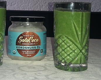 Rezept für Smoothy mit Kokosöl