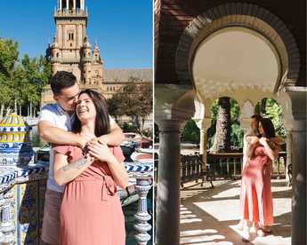 Séance photo couple plaza de españa Séville